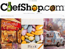 Tablet Screenshot of chefshop.com